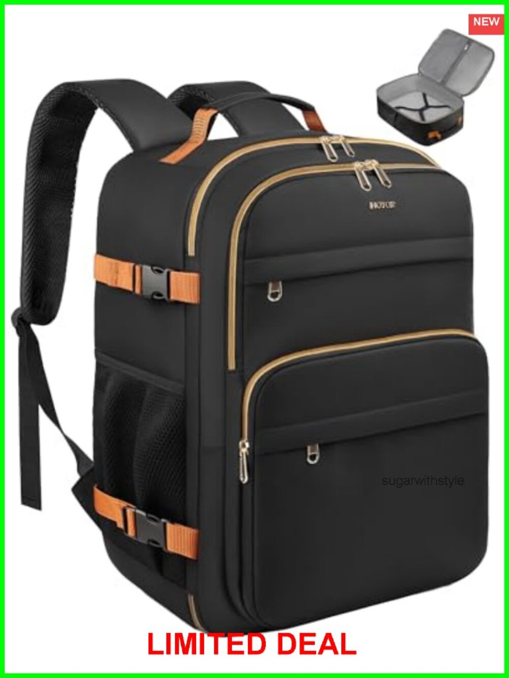 HOTOR Travel Backpack Women Flight Approved Carry on Bag Water Repellent Laptop